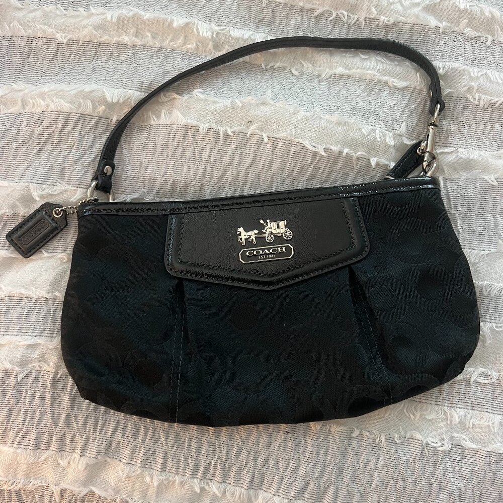 Black Coach Wristlet